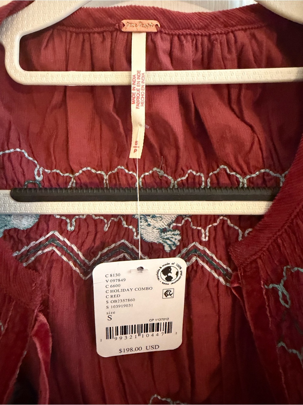 Free People Terra Smocked Maxi Skirt Set. NWT. - Picture 4 of 10